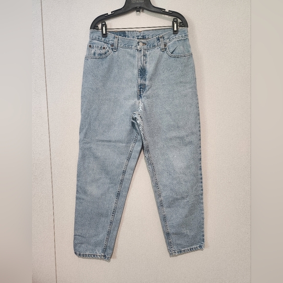 Levi's 550 Vintage Slim Fit Tapered Leg Mom Jeans High Rise Size 14 Miss - Picture 4 of 11